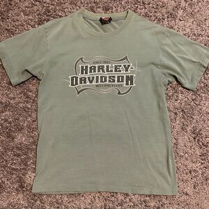 Harley-Davidson Sage Green Short Sleeve Tee